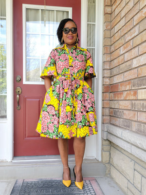 Tito Ankara Shirt Dress En Vogue Afrika