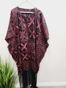 Lola Fringe Kaftan Dress