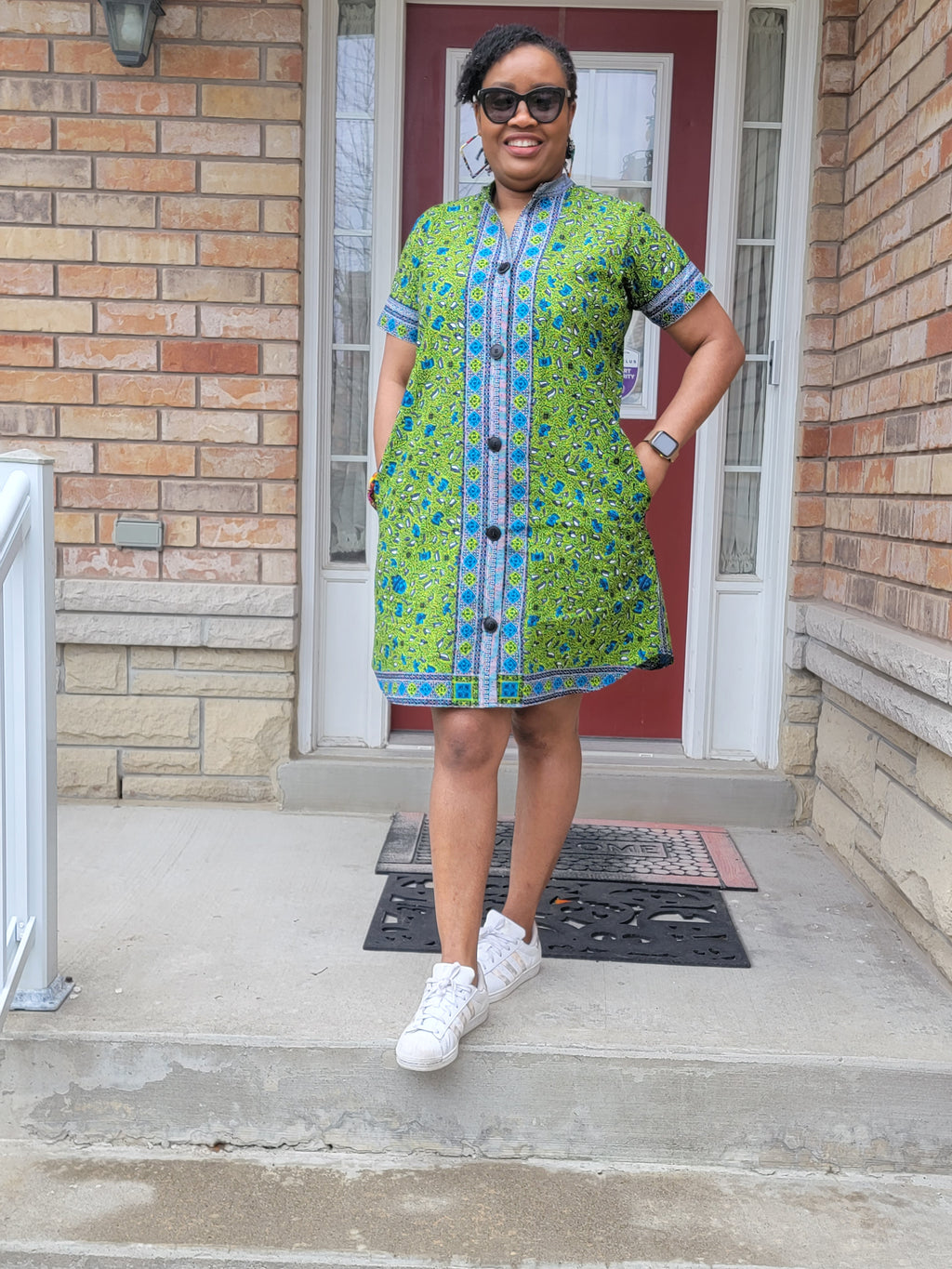 African Print (Ankara) Shirt Dress