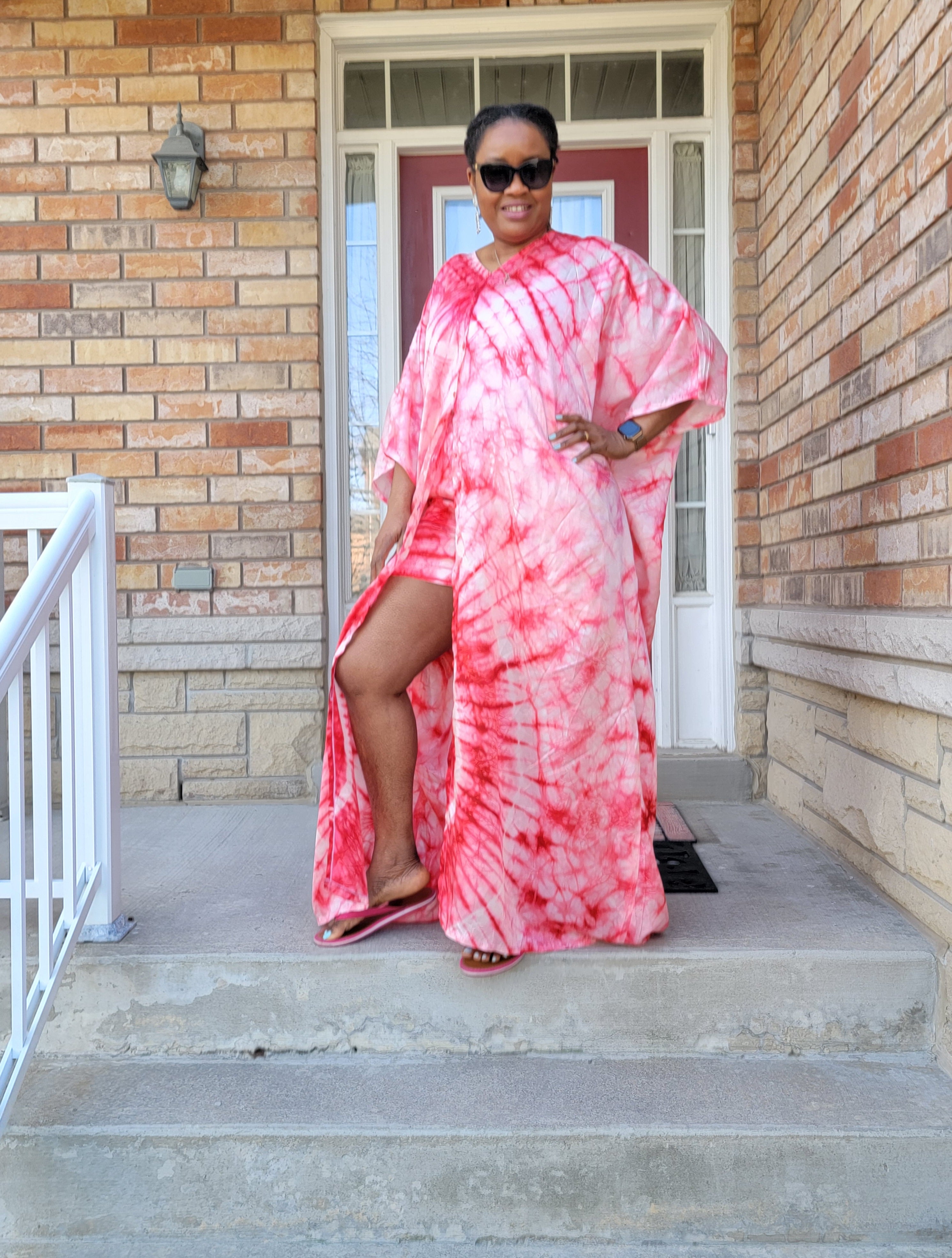 Silk Kimono/Boubou and Short