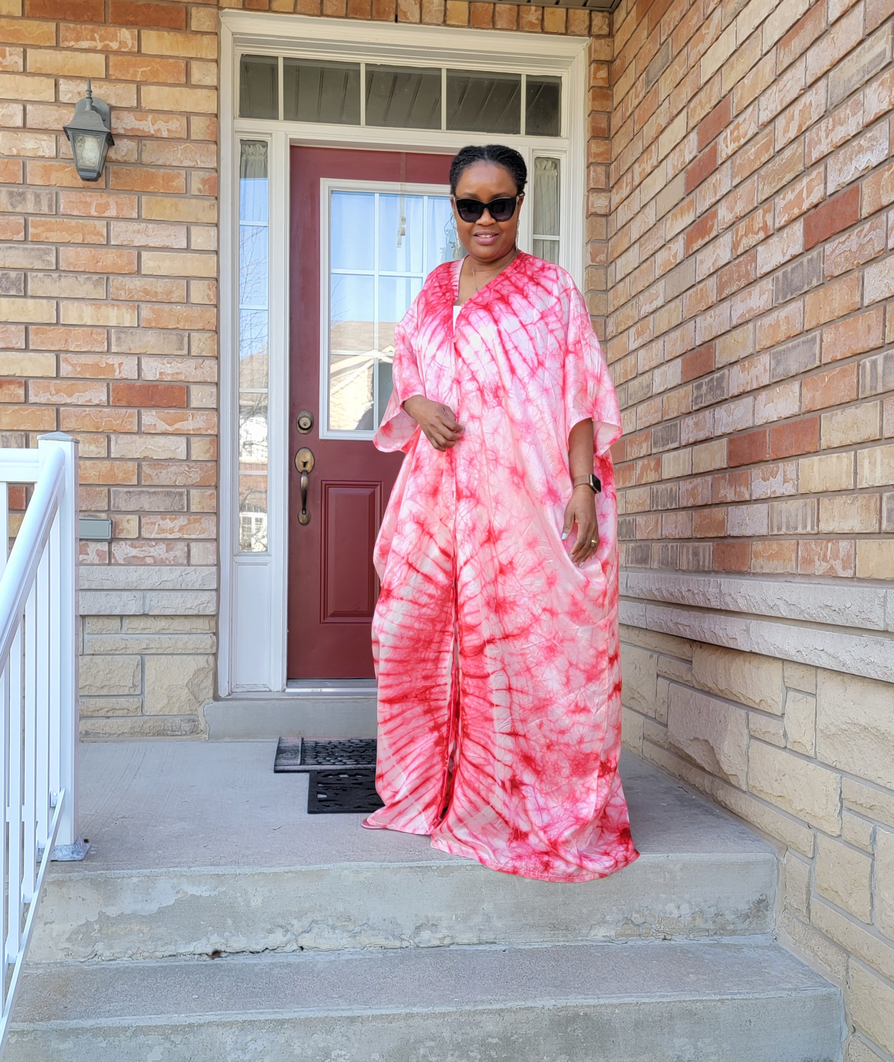 Silk Kimono/Boubou and Short