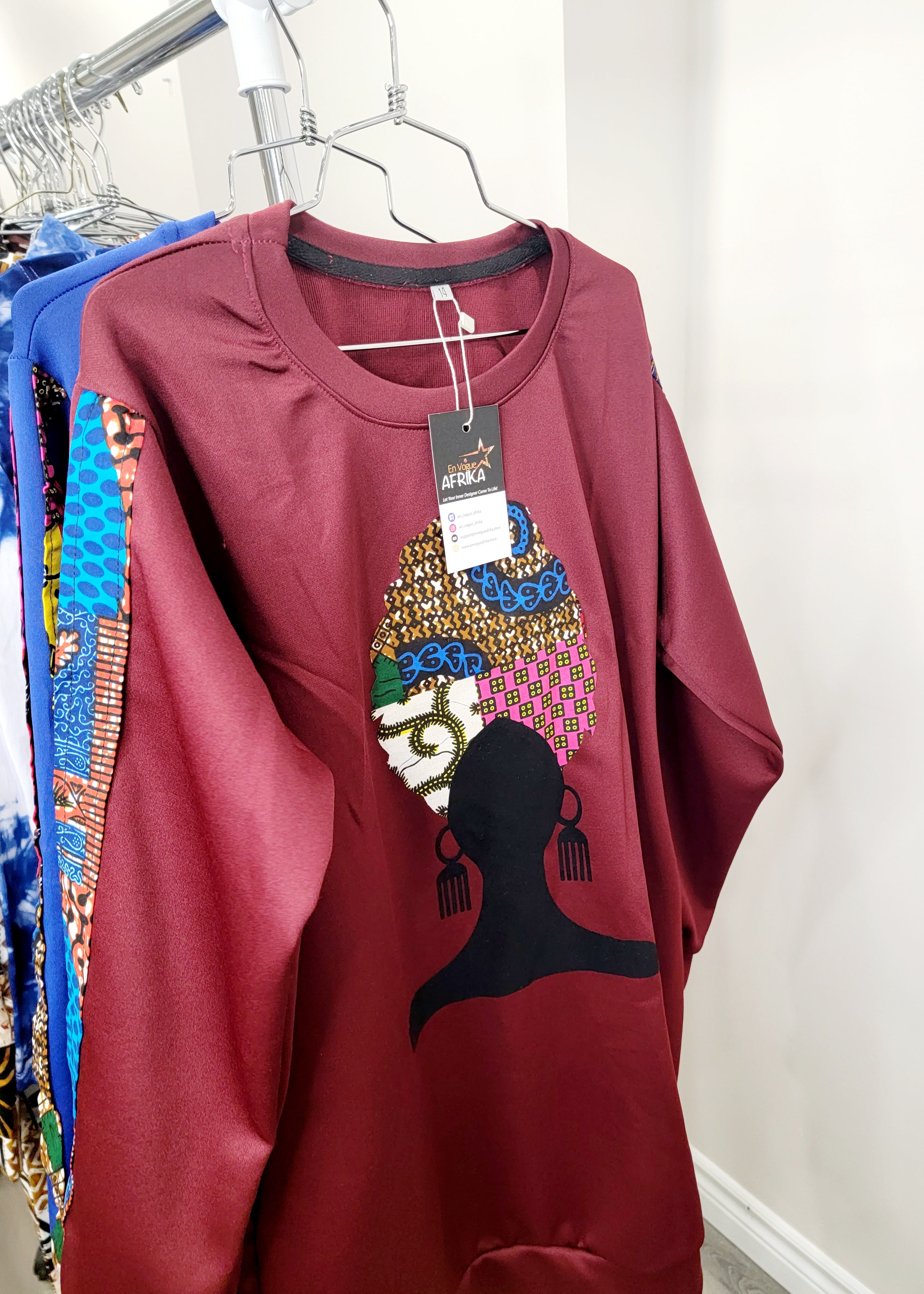 Afrocentric Sweater Dress