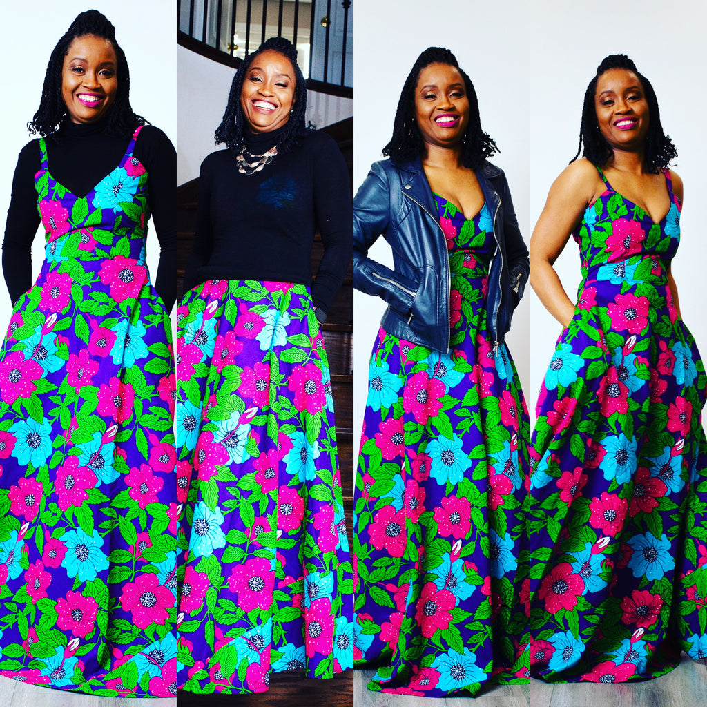 African Print (Ankara) Maxi Dress