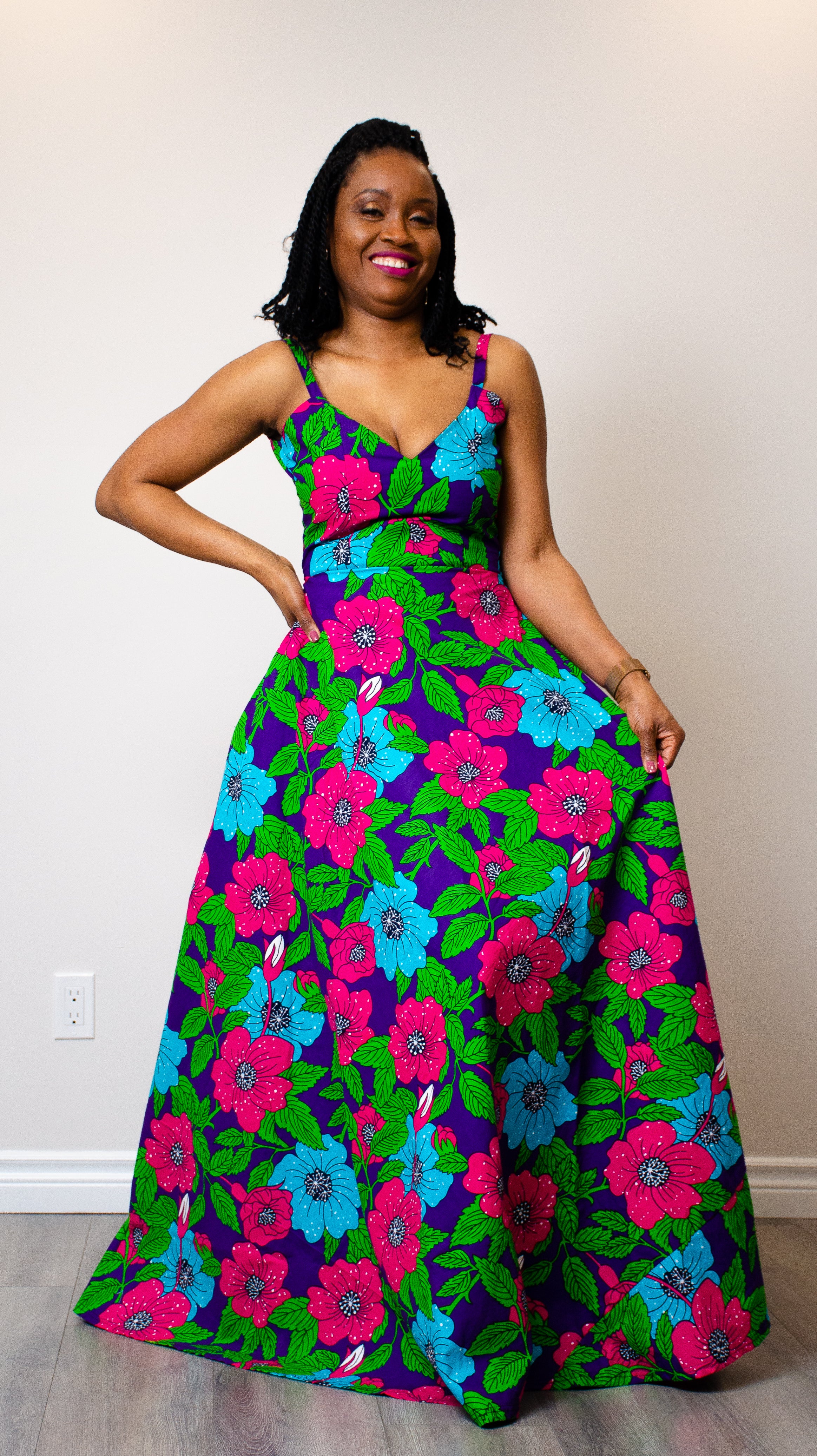 African Print (Ankara) Maxi Dress