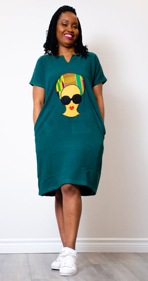 Afrocentric Shift Dress