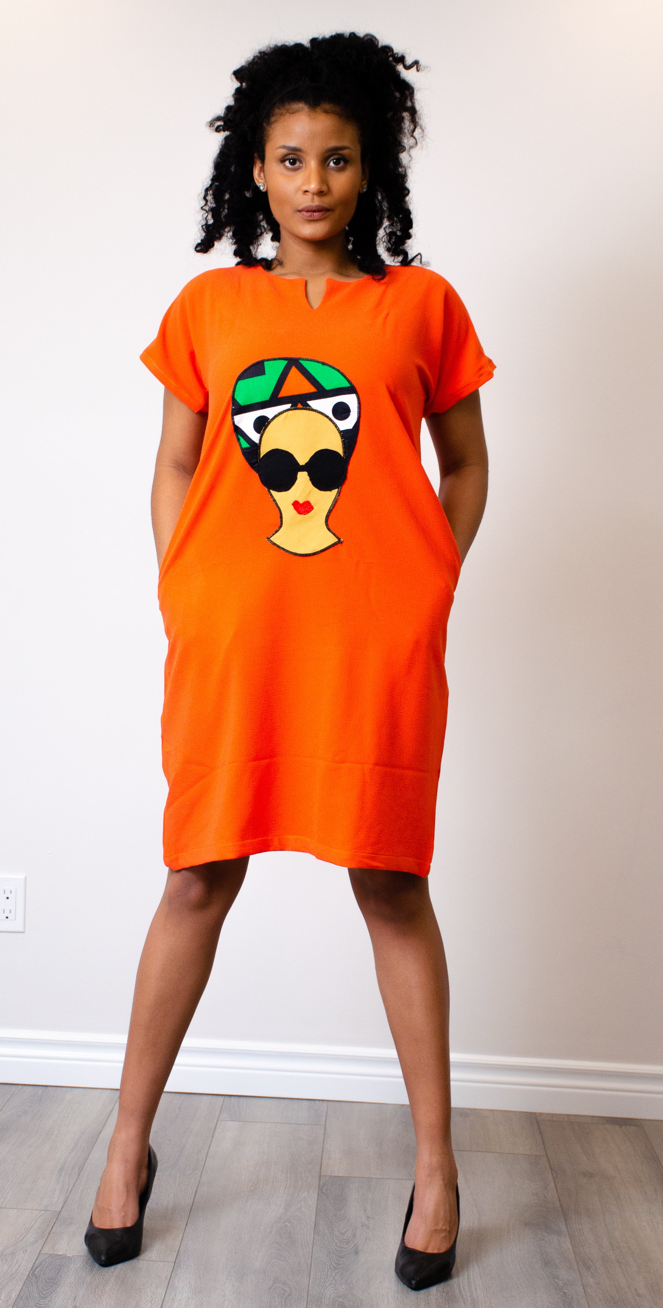 Afrocentric Shift Dress