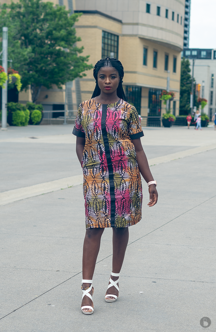 Adire (tie & dye) Opeyemi dress