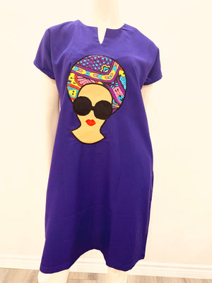 Afrocentric Shift Dress