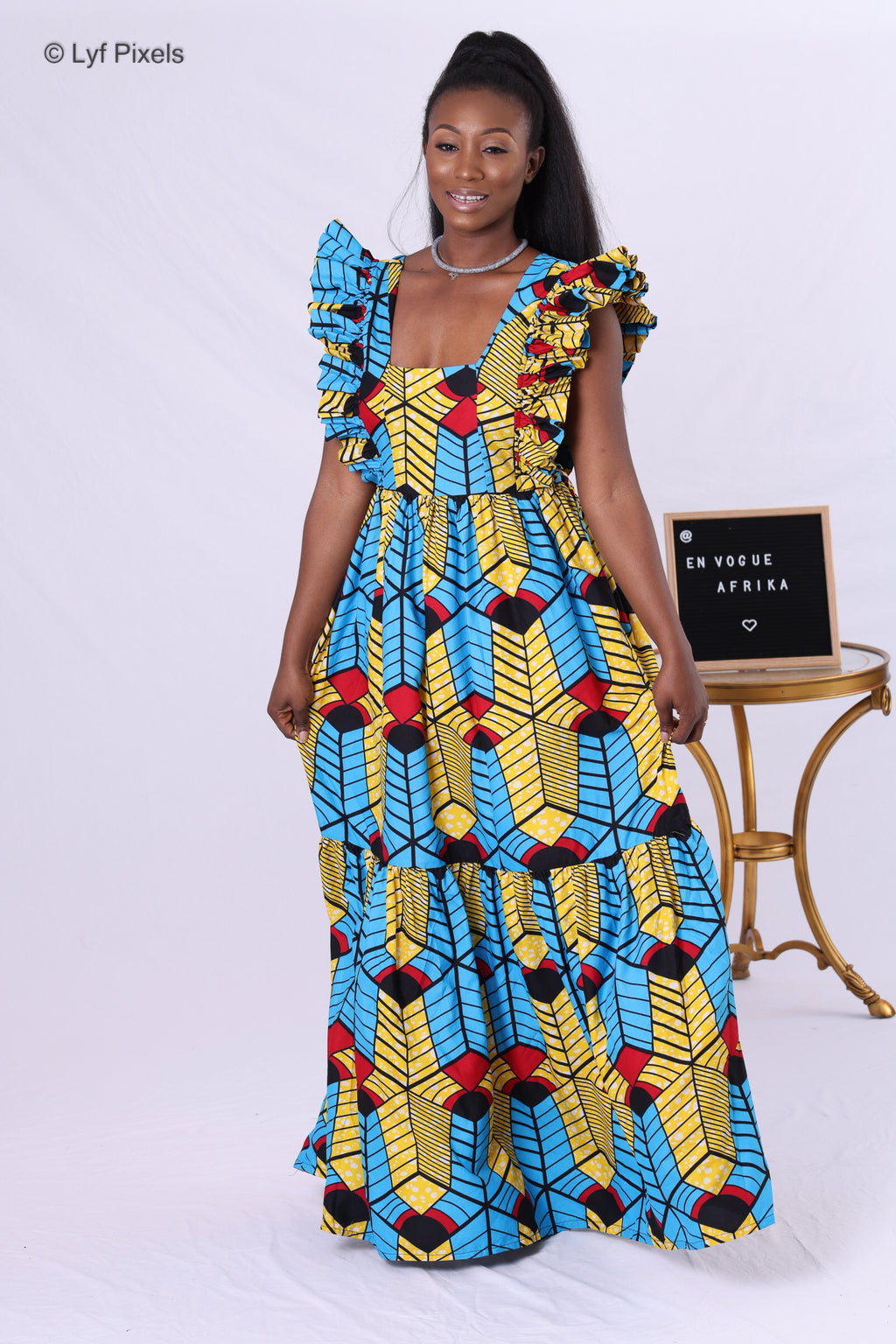 Back Off Ankara Maxi Dress